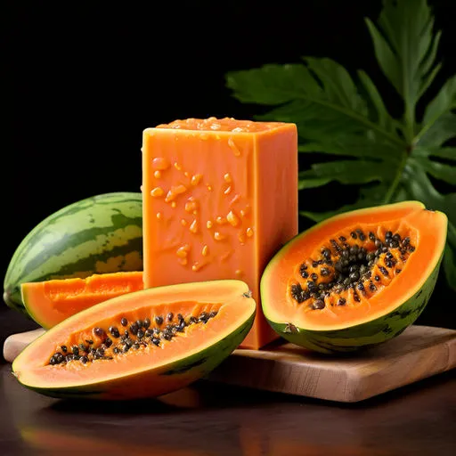 papaya along with papaya soap