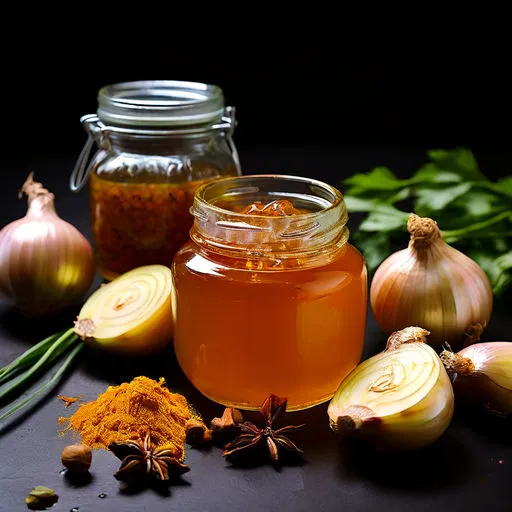 the ingredients required for the onion syrup recipe are as follows