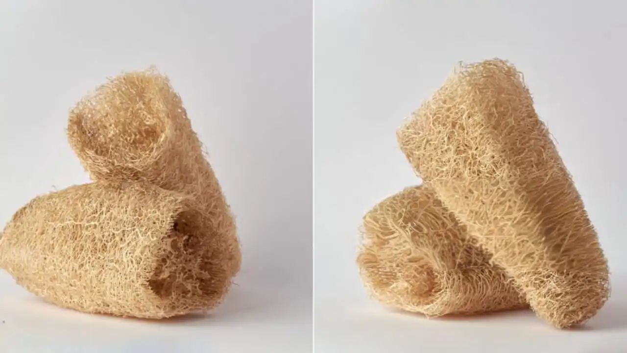 A natural loofah